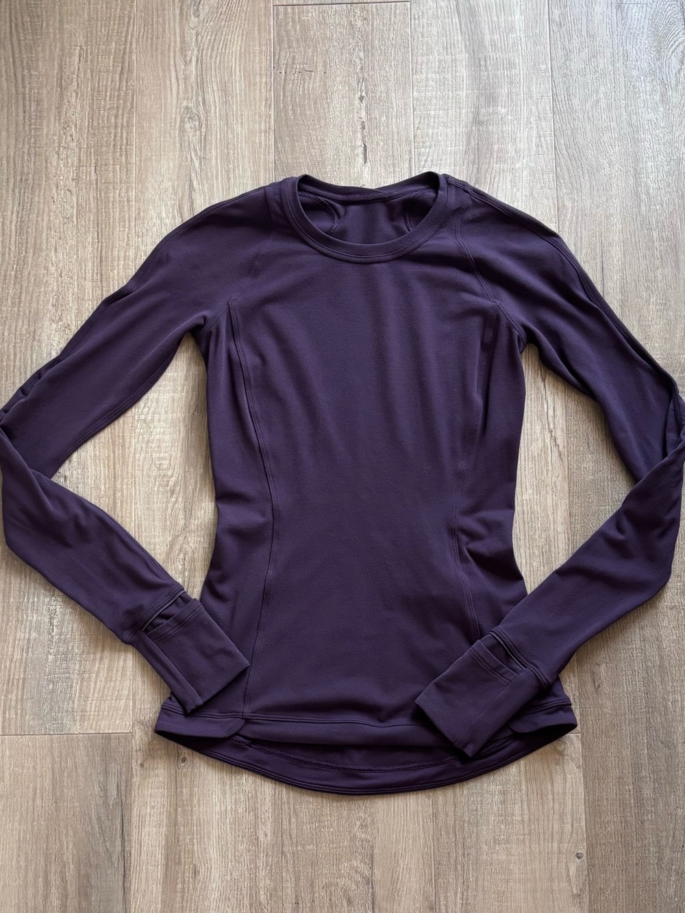 Lululemon Runderful Long Sleeve in Black Cherry